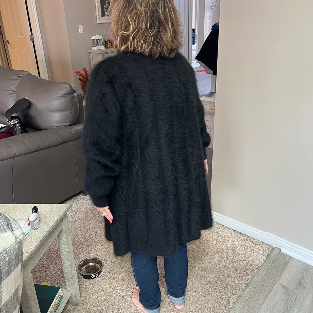 Angora and Rabbit coat - Picture 3 of 7